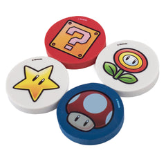 Super Mario 4pk Eraser Set LKT Sport Entertainment>Gaming>Super Mario Standard Erasers