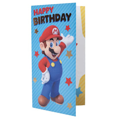 Super Mario Birthday Card LKT Sport Entertainment>Gaming>Super Mario Greeting Cards