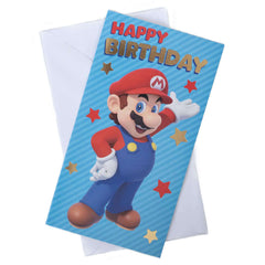 Super Mario Birthday Card LKT Sport Entertainment>Gaming>Super Mario Greeting Cards