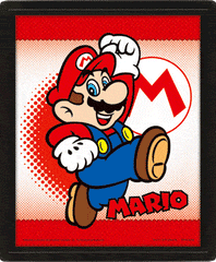 Super Mario Framed 3D Picture LKT Sport Features a moving image of YoshiThis awesome 3D lenticular design gives you two images in oneComes ready to hang in a stylish black frameOfficial Licensed MerchandiseApprox 25cm x 20cm (10in x 8in) Photographs