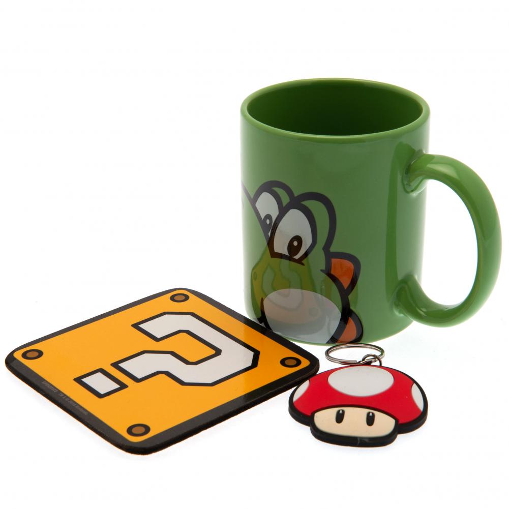 Super Mario Mug & Coaster Set Yoshi LKT Sport Entertainment>Gaming>Super Mario Mugs