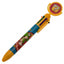 Super Mario Multi Coloured Pen LKT Sport Fun 6 colour pen with a spinning topperChoose between purple, green, black, blue, red, or orange inkOfficial licensed productApprox 14cm Ballpoint Pens