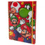 Super Mario Notebook LKT Sport Spiral bound hardback A5 notebook Features your favourite characters from the game on a red background Lined pages with a small detail logo to the bottom Official licensed product Approx 14cm x 21cm Loose Notebooks & Notepad