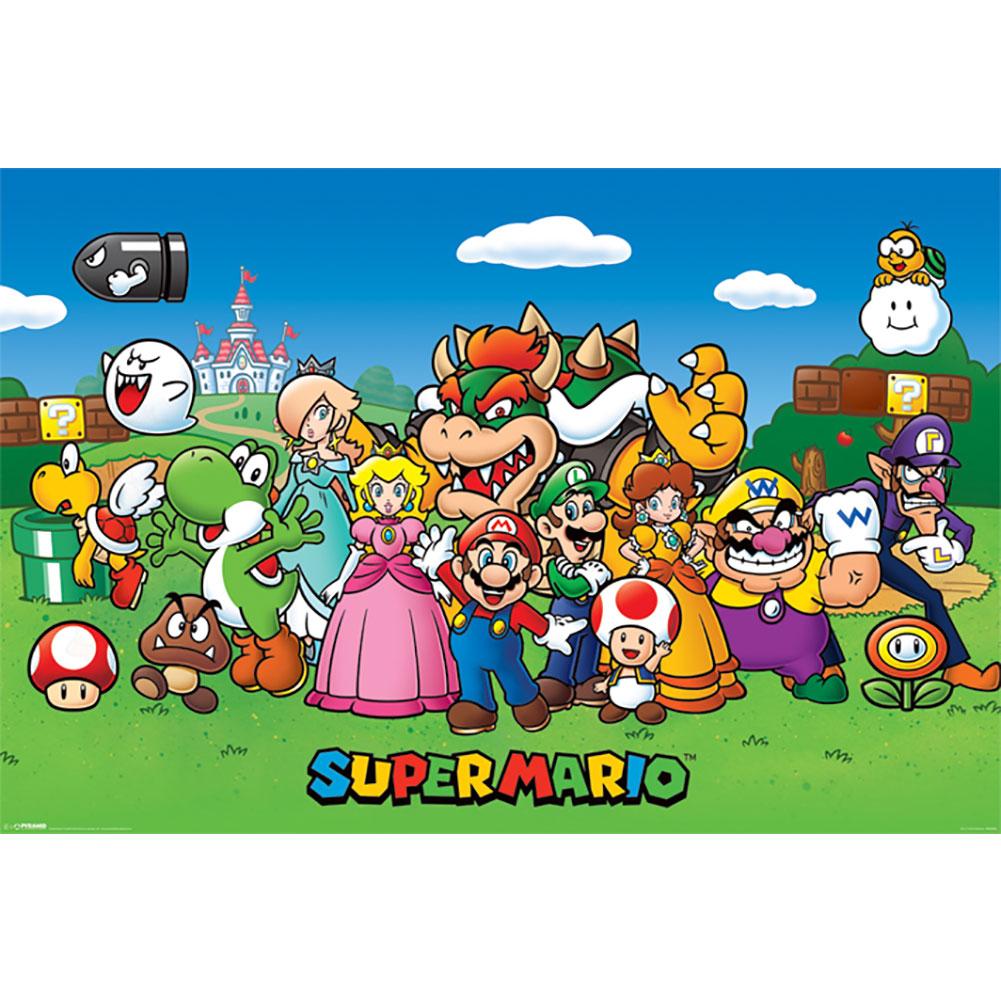 Super Mario Poster Characters 164 LKT Sport Entertainment>Gaming>Super Mario Posters