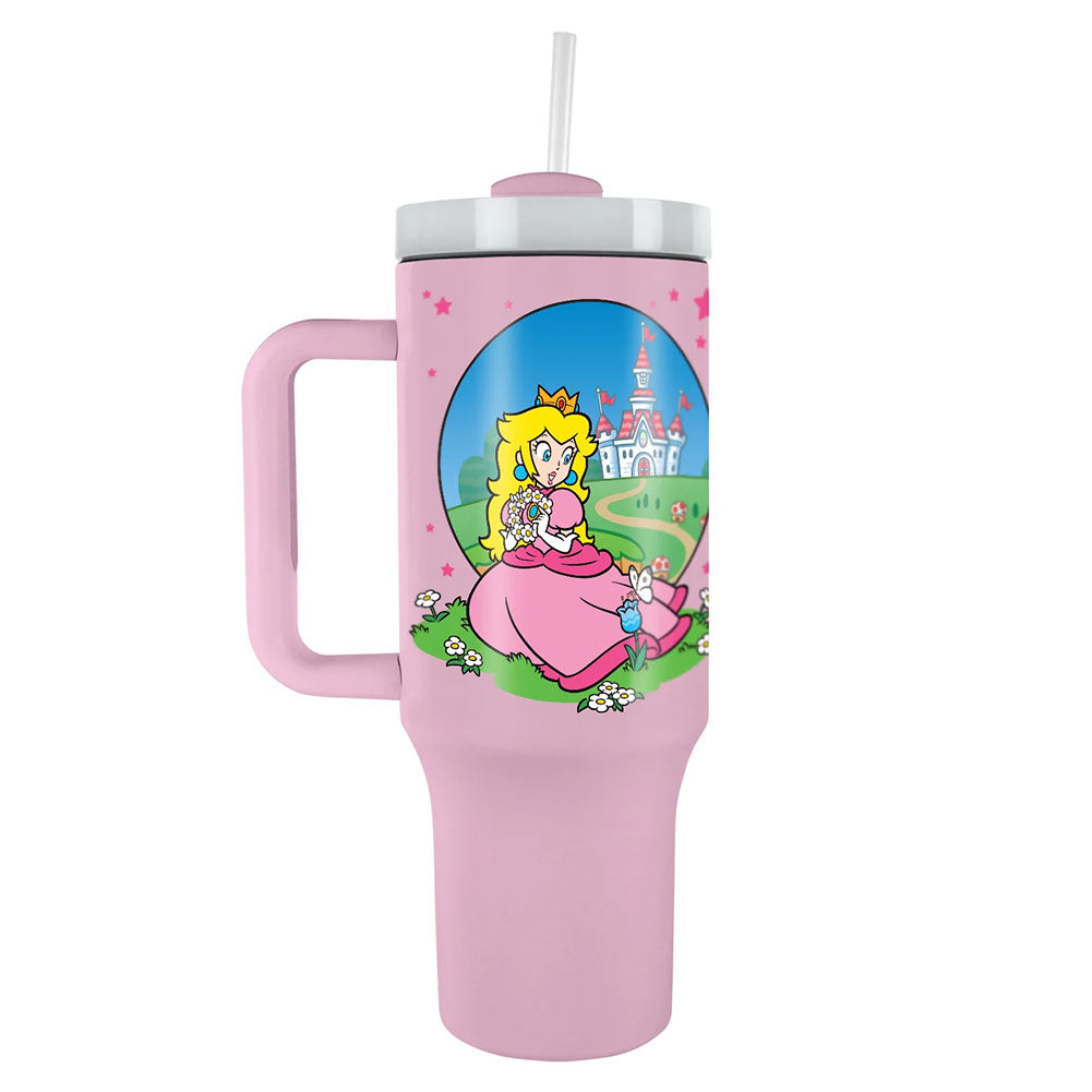 Super Mario Princess Peach 40oz Tumbler LKT Sport Entertainment>Gaming>Super Mario Travel Mugs