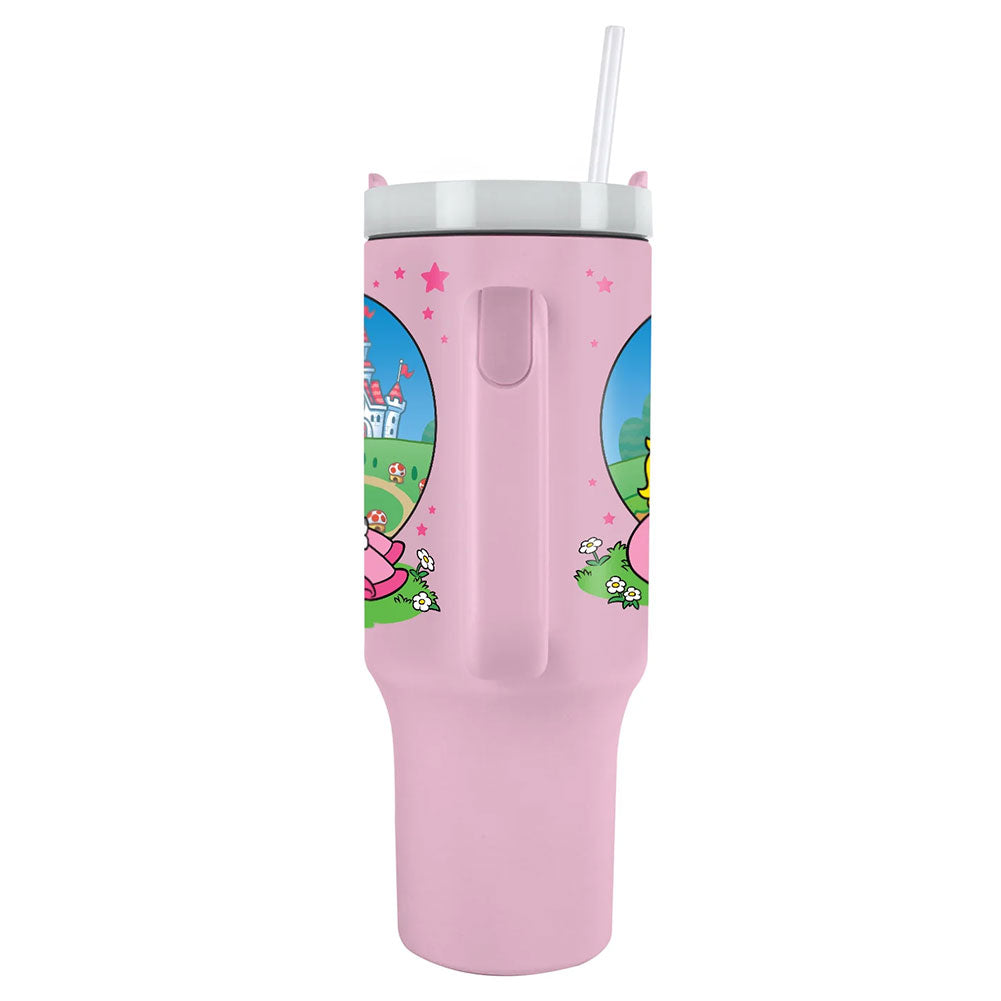 Super Mario Princess Peach 40oz Tumbler LKT Sport Entertainment>Gaming>Super Mario Travel Mugs