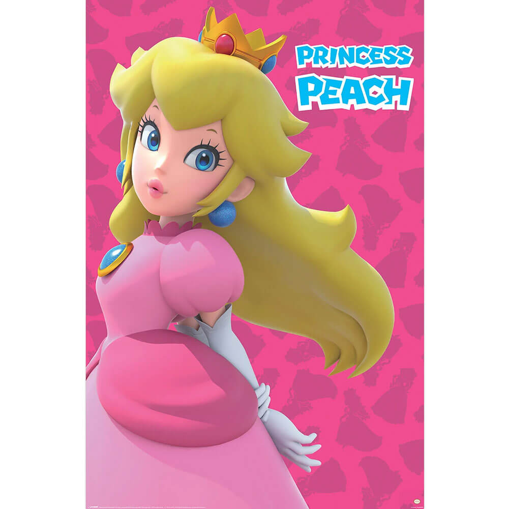 Super Mario Princess Peach Poster 109 LKT Sport Entertainment>Gaming>Super Mario Posters