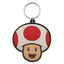 Super Mario Toad PVC Keyring LKT Sport Soft, durable 5mm thick PVC Keyring with chain and split ringBright, colourful and highly detailedIdeal for attaching to keys, bags, belts and other itemsWipe cleanOfficial licensed productApprox 55mm x 50mm Keychain