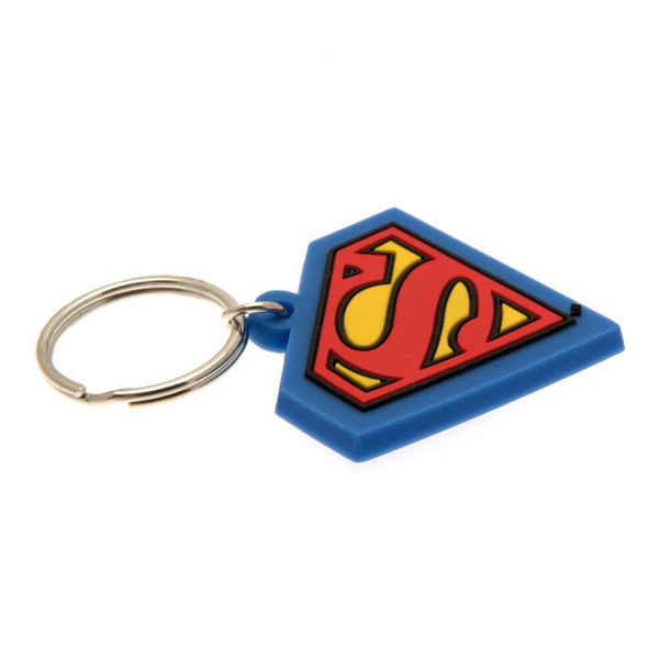 Superman PVC Keyring LKT Sport Soft, durable 5mm thick PVC Keyring with chain and split ringBright, colourful and highly detailedIdeal for attaching to keys, bags, belts and other itemsWipe cleanOfficial licensed productApprox 50mm x 40mm Keychains