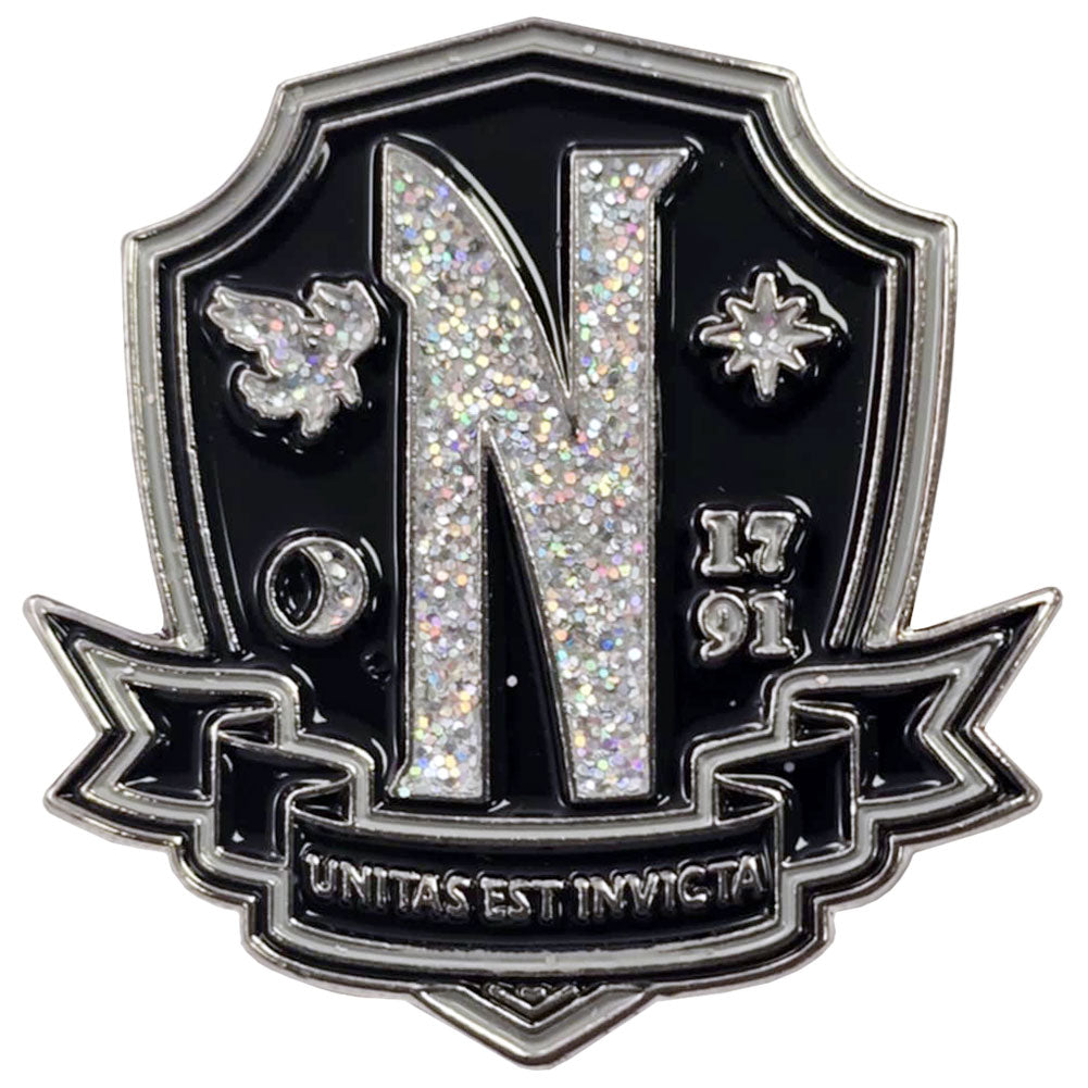 https://imageoffloads.taylorsmerchandise.com/wp-content/uploads/TM-06879-Wednesday-Nevermore-Pin-Badge.jpg