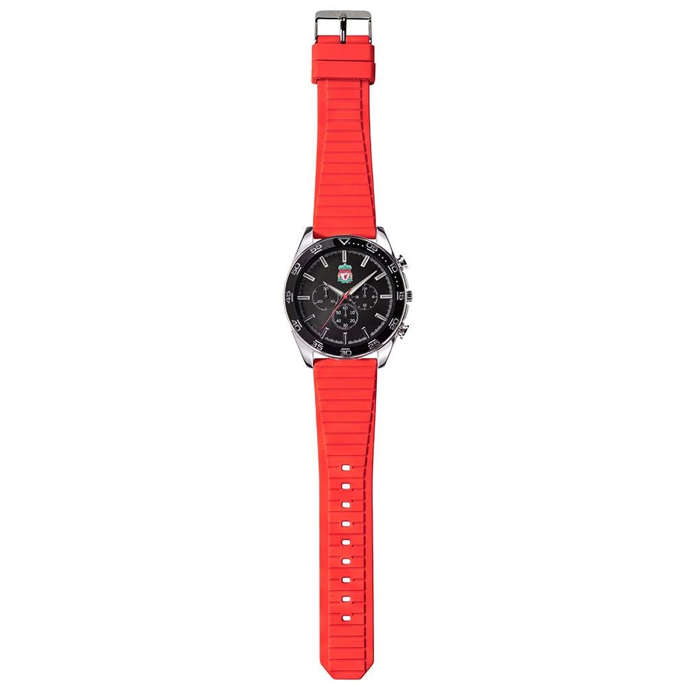 Liverpool FC Mens Silicone Strap Chronograph Watch Zweitbild