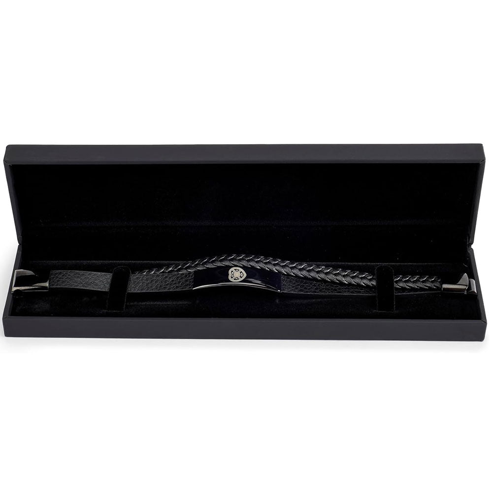  https://imageoffloads.taylorsmerchandise.com/wp-content/uploads/TM-08020-Hearts-FC-Black-IP-Leather-Bracelet-2.jpg