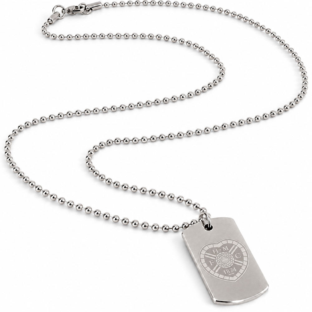 Hearts FC Engraved Dog Tag & Chain Secondary image