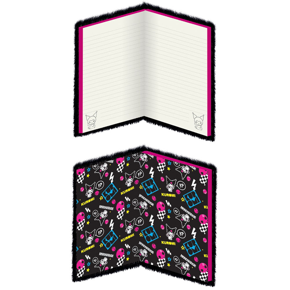 Kuromi Plush Notebook Imagen secundaria del producto