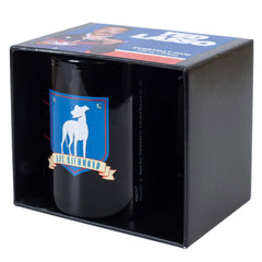 Ted Lasso AFC Richmond Mug LKT Sport Ceramic everyday coffee mugBlack mug featuring a Team Lasso crest, along with two AFC Richmond crestsGlazed kiln fired finishOfficial licensed productApprox 315ml (11oz)Approx 9cm tall, 8cm in diameter Mugs