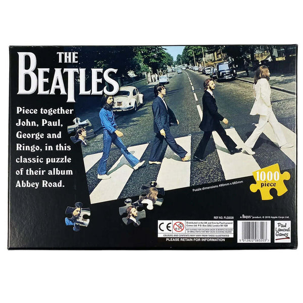 The Beatles Abbey Road 1000pc Puzzle LKT Sport Classic 1000pc jigsaw puzzleMakes up a picture of the Beatles crossing the famous Abbey RoadSuitable for ages 12+Official licensed productApprox 69cm x 49cm Jigsaw Puzzles