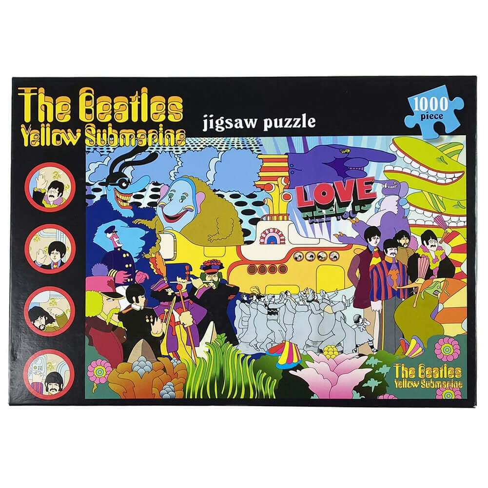The Beatles Yellow Submarine 1000pc Puzzle LKT Sport Classic 1000pc jigsaw puzzleMakes up a collage picture of scenes from one of the most iconic Beatles albumsSuitable for ages 12+Official licensed productApprox 68cm x 48cm Jigsaw Puzzles Main image