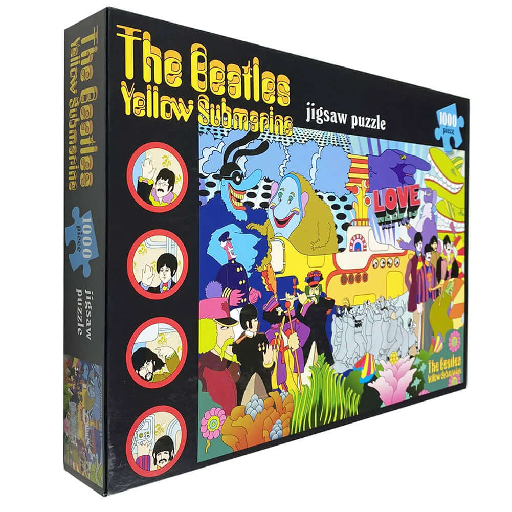 The Beatles Yellow Submarine 1000pc Puzzle LKT Sport Classic 1000pc jigsaw puzzleMakes up a collage picture of scenes from one of the most iconic Beatles albumsSuitable for ages 12+Official licensed productApprox 68cm x 48cm Jigsaw Puzzles