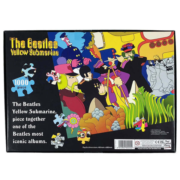 The Beatles Yellow Submarine 1000pc Puzzle LKT Sport Classic 1000pc jigsaw puzzleMakes up a collage picture of scenes from one of the most iconic Beatles albumsSuitable for ages 12+Official licensed productApprox 68cm x 48cm Jigsaw Puzzles