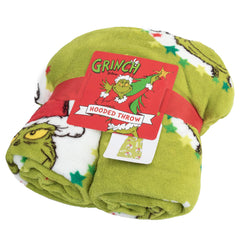 The Grinch Youths Hooded Blanket LKT Sport Entertainment>Movies>The Grinch Baby & Children's Sleepwear