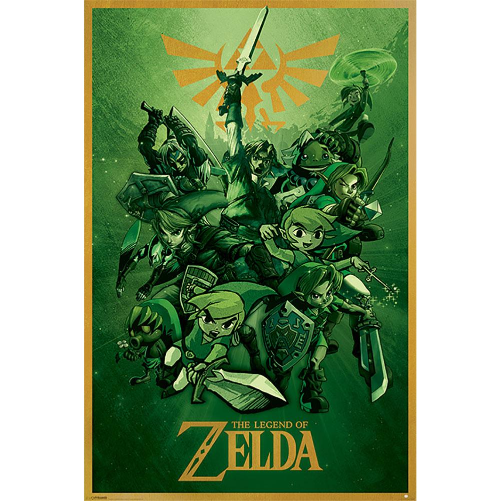 The Legend Of Zelda Poster Link 141 LKT Sport Entertainment>Gaming>The Legend Of Zelda Posters
