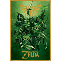 The Legend Of Zelda Poster Link 141 LKT Sport Entertainment>Gaming>The Legend Of Zelda Posters