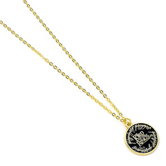 The Lord Of The Rings Gold Plated Logo Necklace LKT Sport Entertainment>Movies>The Lord Of The Rings