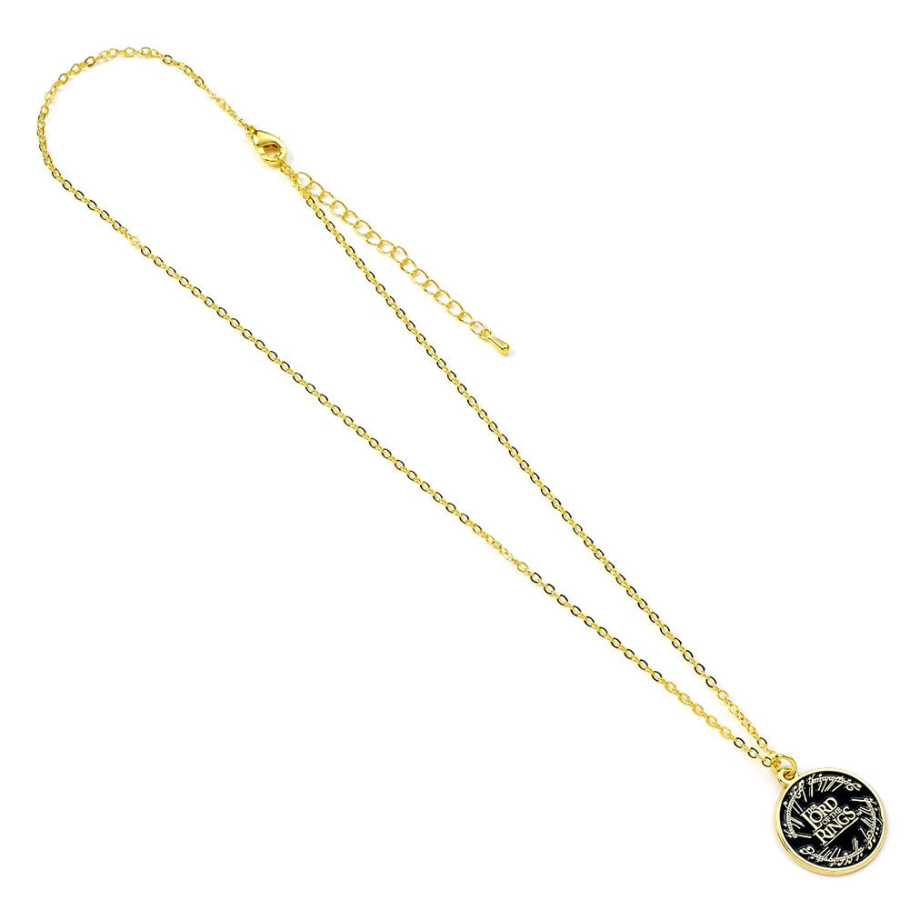 The Lord Of The Rings Gold Plated Logo Necklace LKT Sport Entertainment>Movies>The Lord Of The Rings