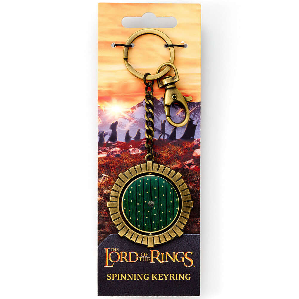 The Lord Of The Rings Hobbit Door Spinner Keyring LKT Sport Entertainment>Movies>The Lord Of The Rings Keychains