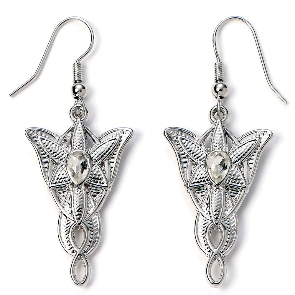 The Lord Of The Rings Silver Plated Evenstar Hook Earrings LKT Sport Entertainment>Movies>The Lord Of The Rings