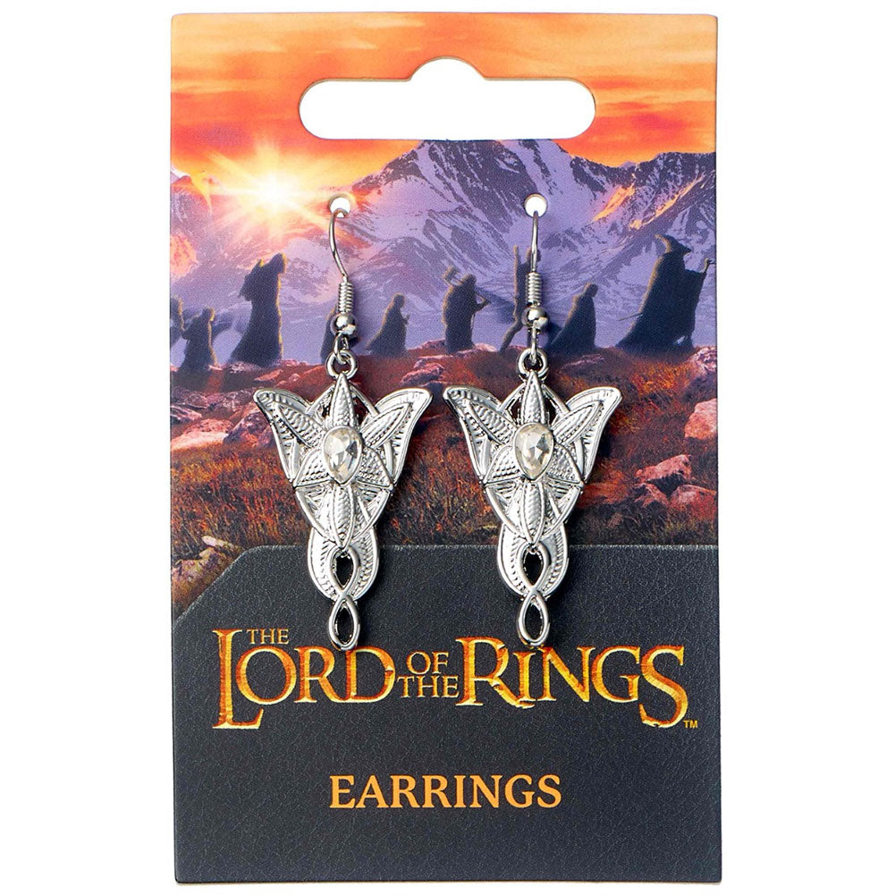 The Lord Of The Rings Silver Plated Evenstar Hook Earrings LKT Sport Entertainment>Movies>The Lord Of The Rings