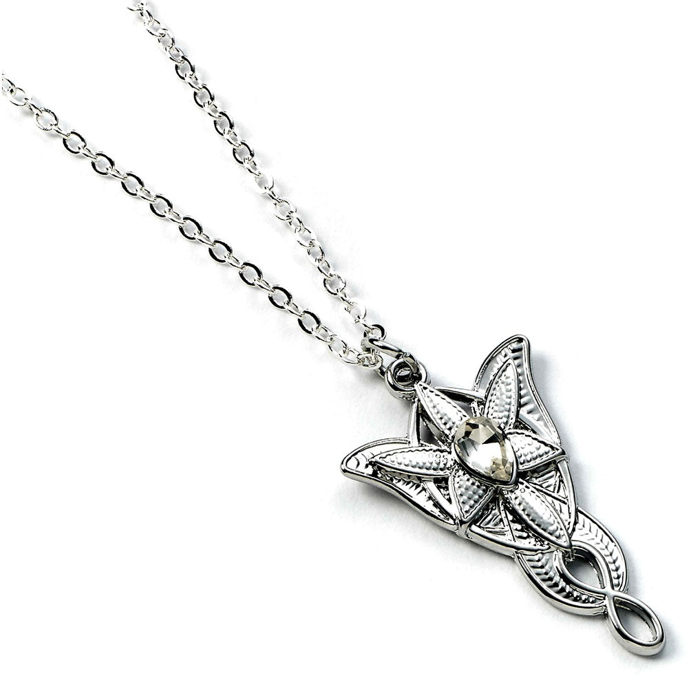 The Lord Of The Rings Silver Plated Evenstar Necklace LKT Sport Entertainment>Movies>The Lord Of The Rings