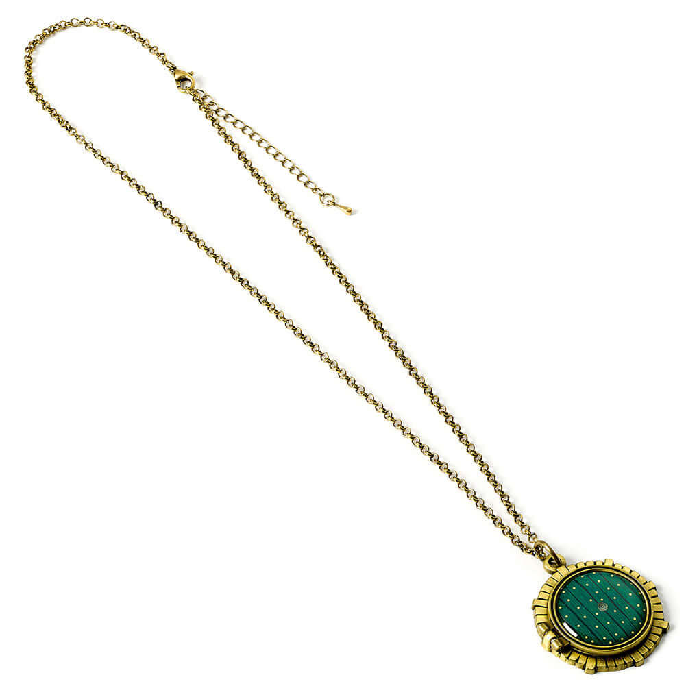 The Lord Of The Rings Silver Plated Hobbit Door Necklace LKT Sport Entertainment>Movies>The Lord Of The Rings Necklaces