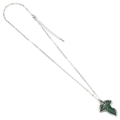 The Lord Of The Rings Silver Plated Leaf Of Lorien Necklace LKT Sport Entertainment>Movies>The Lord Of The Rings