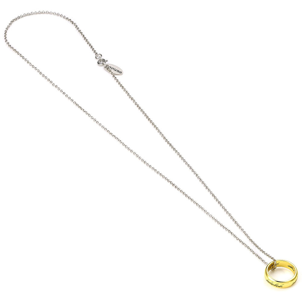 The Lord Of The Rings Silver Plated One Ring Necklace LKT Sport Entertainment>Movies>The Lord Of The Rings Necklaces