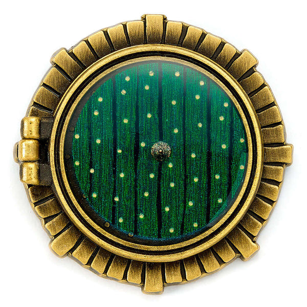 The Lord of the Rings Hobbit Door Pin Badge LKT Sport Bright, colourful and highly detailed enamel pin badgeFeaturing Bag End's front doorThis badge opens up to unveil the hidden message "It's a dangerous business Frodo, going out your door"Official licen