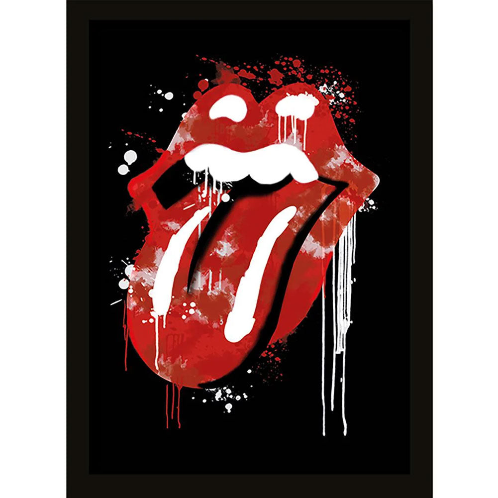 The Rolling Stones Graffiti Lips Picture 16 x 12 LKT Sport Entertainment>Music>The Rolling Stones Prints