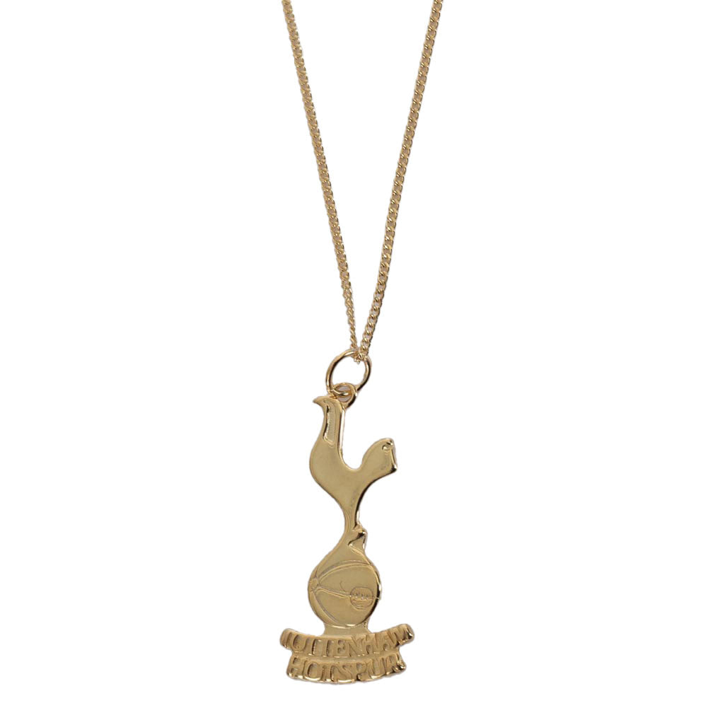 Tottenham Hotspur FC 18ct Gold Plated on Silver Pendant & Chain LKT Sport Football>Premier League>Tottenham Hotspur FC