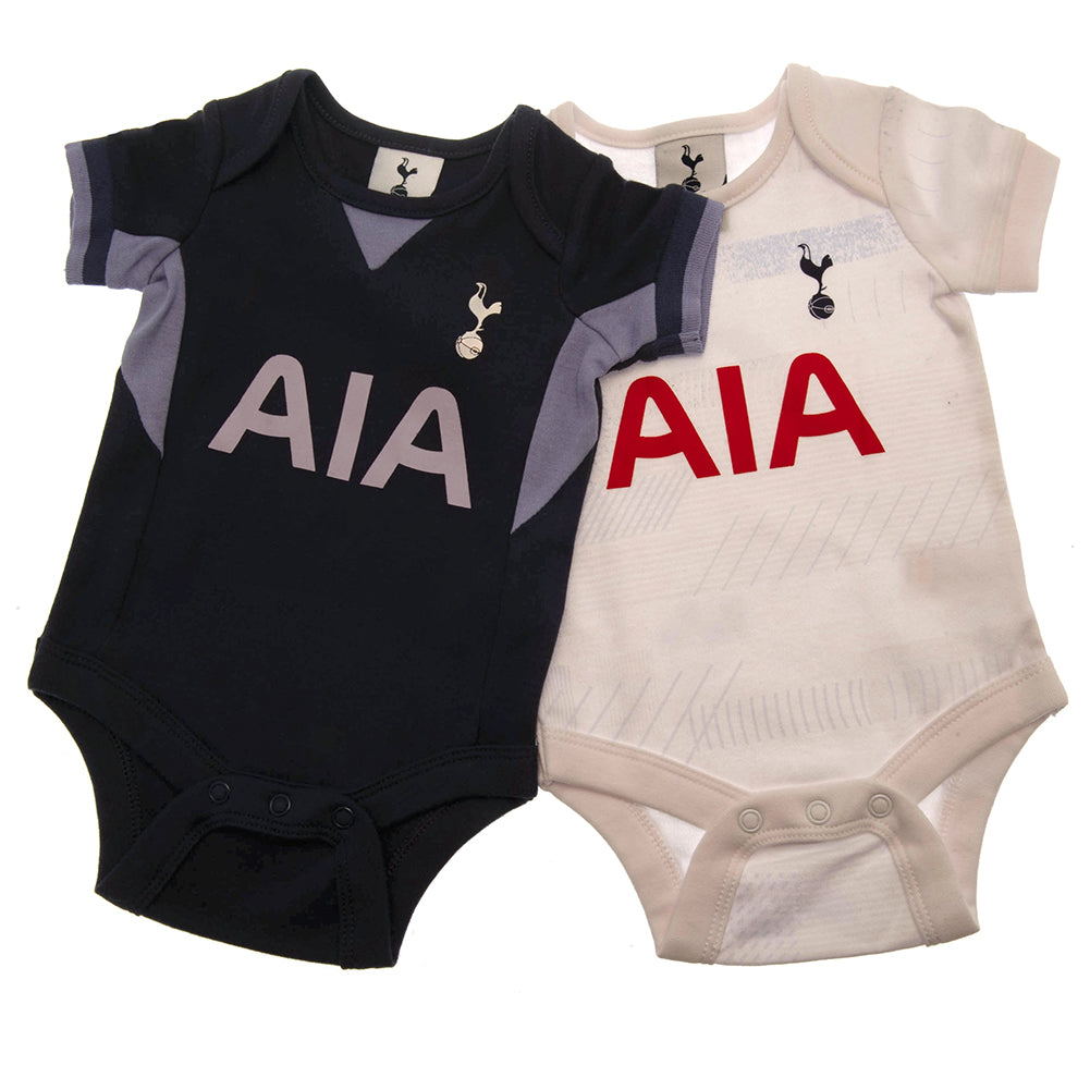 Tottenham Hotspur FC 2 Pack Bodysuit 12/18 mths GD LKT Sport Football>Premier League>Tottenham Hotspur FC Bodysuits