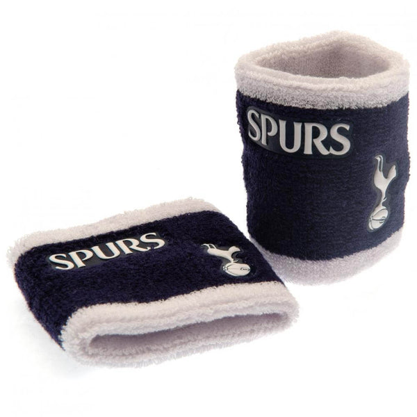 Tottenham Hotspur FC Accessories Set LKT Sport This essential training accessories set features vibrant team colours and club crestsPair of navy and white soft cotton wristbands with the Spurs crestTeam colour captains arm band and boot laces featuring Sp