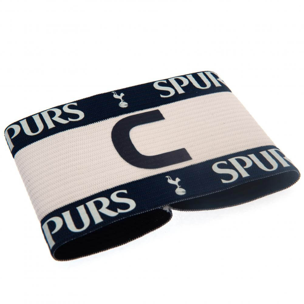 Tottenham Hotspur FC Accessories Set LKT Sport This essential training accessories set features vibrant team colours and club crestsPair of navy and white soft cotton wristbands with the Spurs crestTeam colour captains arm band and boot laces featuring Sp