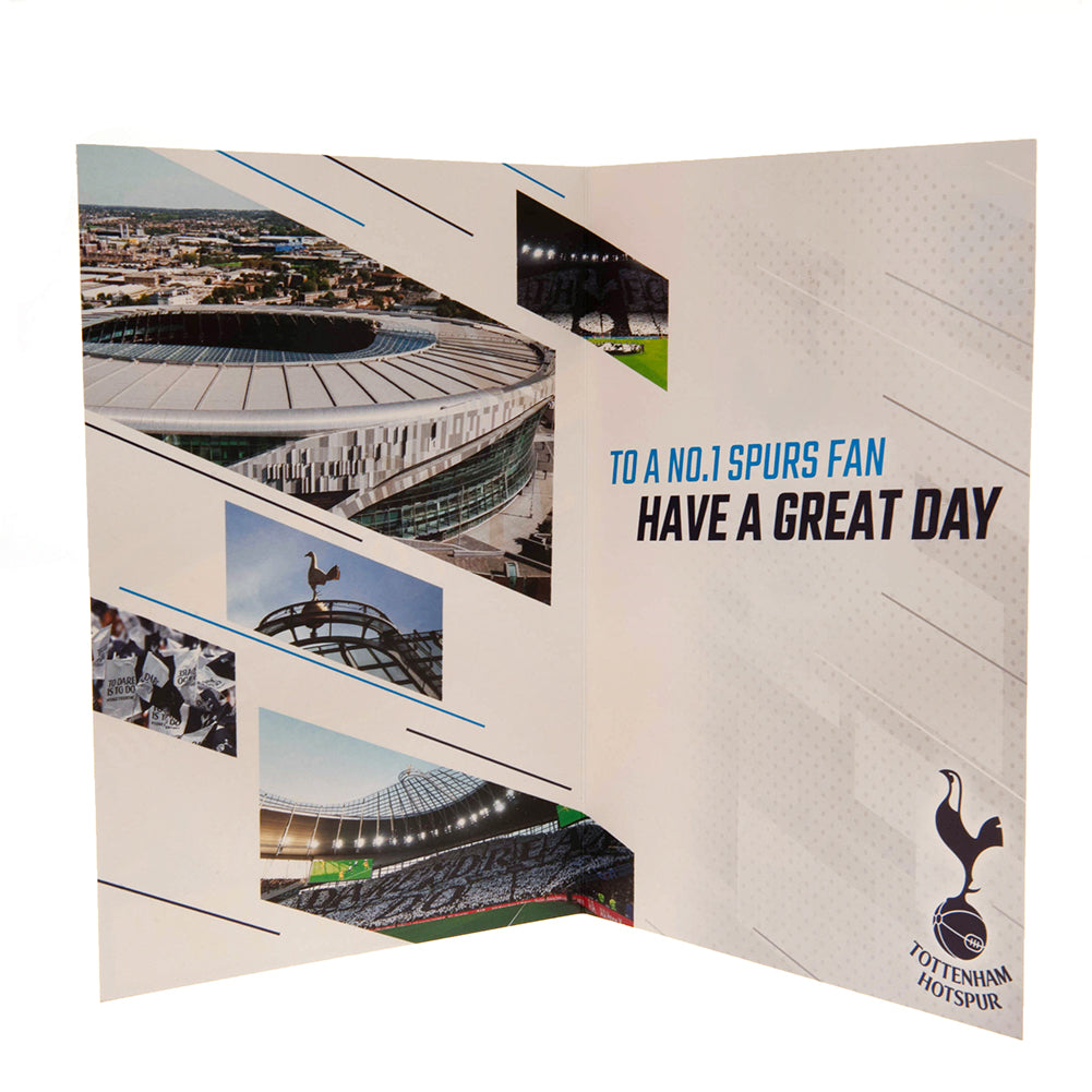 Tottenham Hotspur FC Birthday Card With Stickers LKT Sport Football>Premier League>Tottenham Hotspur FC Greeting Cards