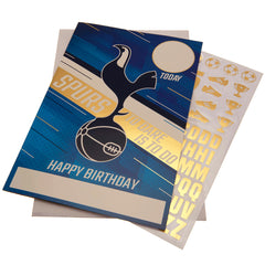 Tottenham Hotspur FC Birthday Card With Stickers LKT Sport Football>Premier League>Tottenham Hotspur FC Greeting Cards
