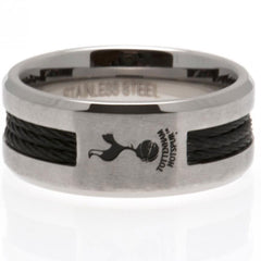 Tottenham Hotspur FC Black Inlay Ring Small LKT Sport Football>Premier League>Tottenham Hotspur FC Rings