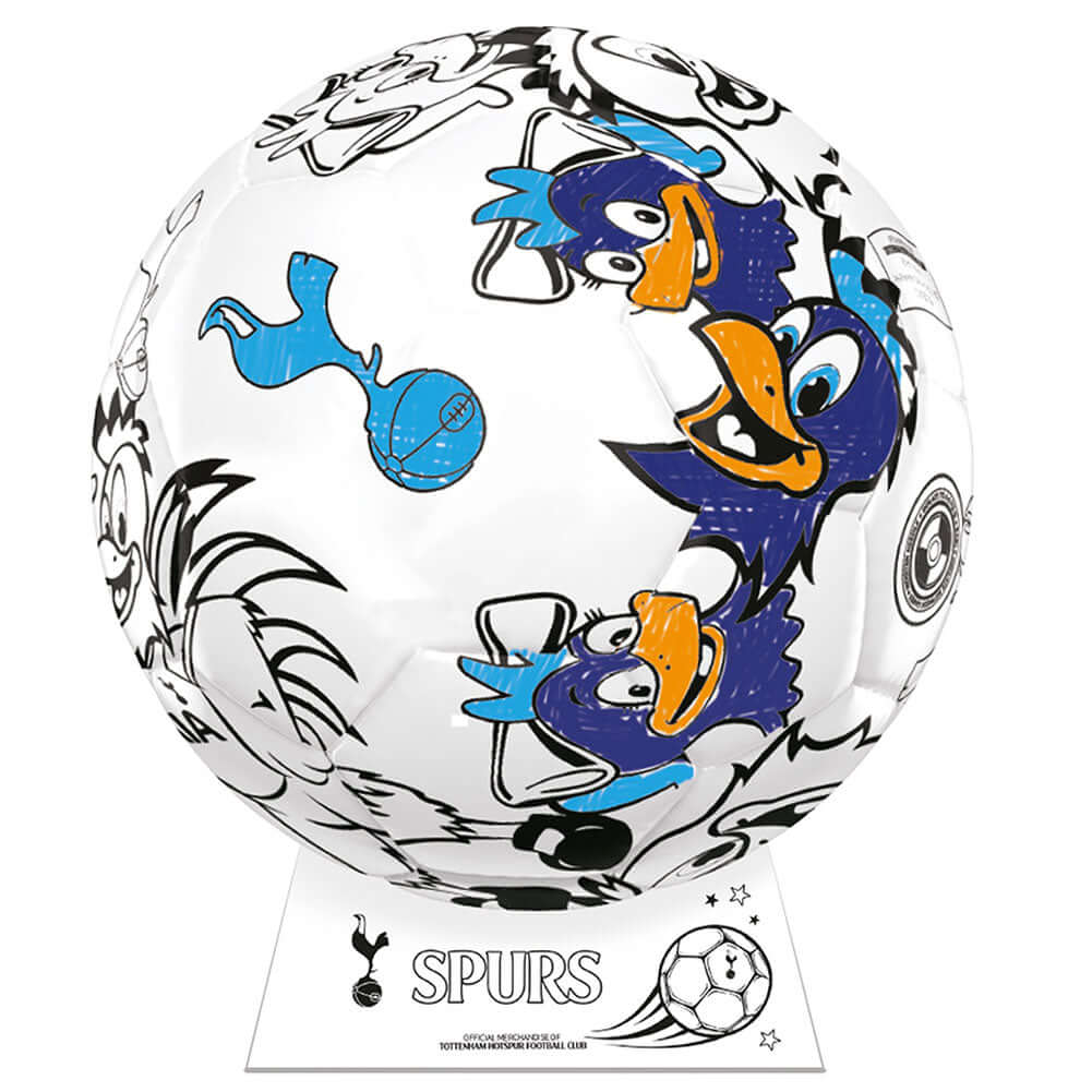 Tottenham Hotspur FC 'Colour In' Mini Football Set LKT Sport Football>Premier League>Tottenham Hotspur FC American Football Toys
