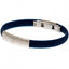 Tottenham Hotspur FC Colour Silicone Bracelet LKT Sport Navy blue flexi silicone bracelet Featuring a club crest engraved plate Stainless steel deployment clasp Official licensed product Approx 20cm x 1cm In a blister pack Bracelets