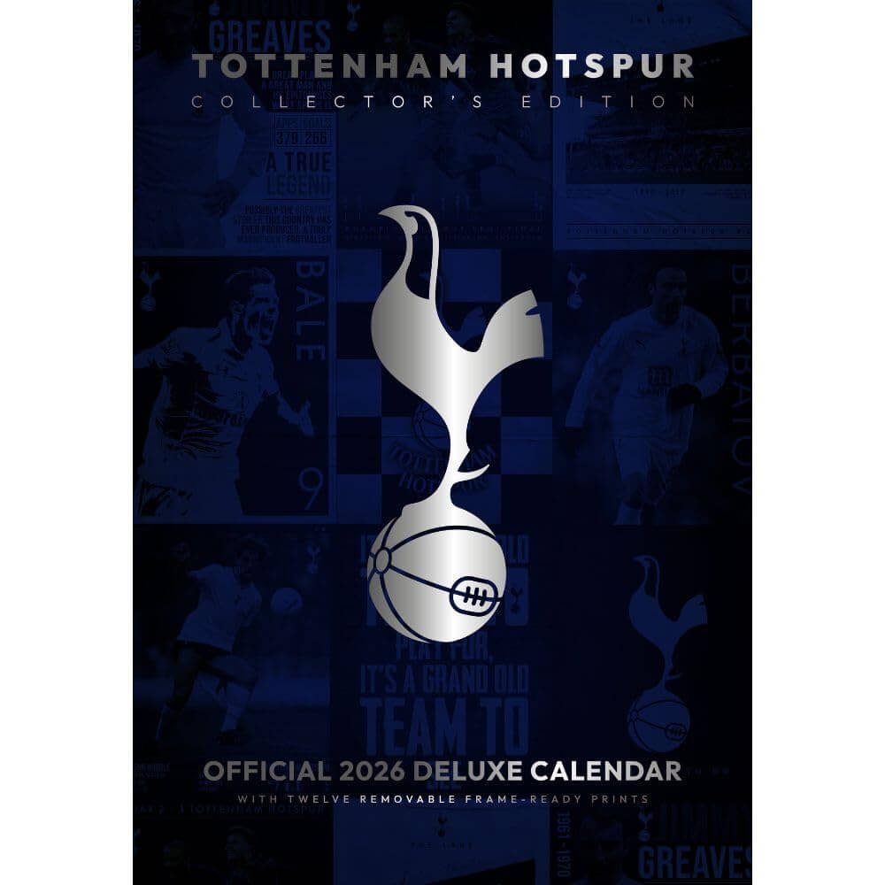 Tottenham Hotspur FC Deluxe Calendar 2026 LKT Sport Football>Premier League>Tottenham Hotspur FC Wall Calendars