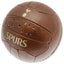 Tottenham Hotspur FC Faux Leather Football LKT Sport Faux leather effect heritage footballFeaturing gold debossed print Tottenham crest and text18 panel retro style ball with stitched featureOfficial licensed productSize 5 footballApprox 69cm in circumfer