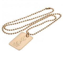 Tottenham Hotspur FC Gold Plated Dog Tag & Chain LKT Sport Football>Premier League>Tottenham Hotspur FC Necklaces