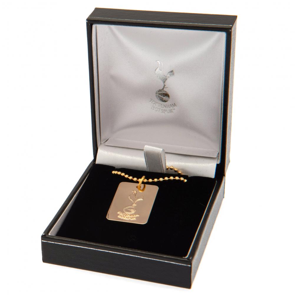 Tottenham Hotspur FC Gold Plated Dog Tag & Chain LKT Sport Football>Premier League>Tottenham Hotspur FC Necklaces